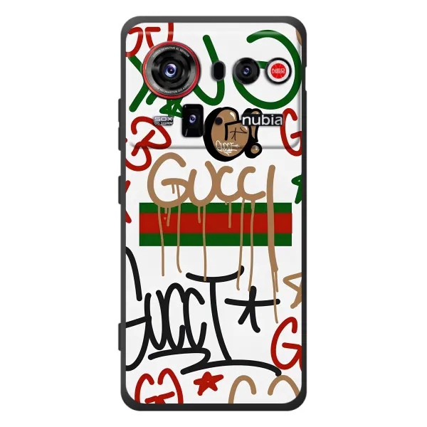 Чохол з принтом «Стиль GUUCI» для ZTE nubia Z80 Ultra