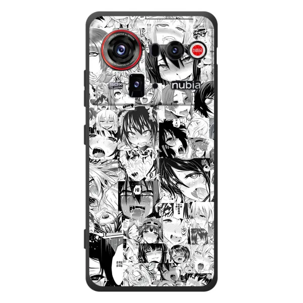 Чохол з принтом «Ahegao manga» для ZTE nubia Z80 Ultra