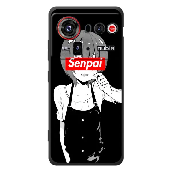 Чохол з принтом «Senpai» для ZTE nubia Z80 Ultra