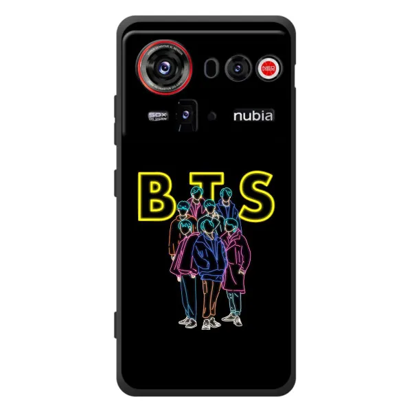 Чохол з принтом «BTS стайл» для ZTE nubia Z80 Ultra