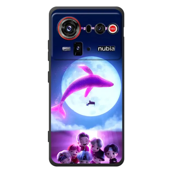Чохол з принтом «КИТ BTS» для ZTE nubia Z80 Ultra