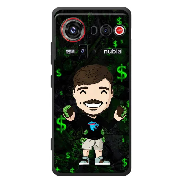 Чохол з принтом «Блогер Beast» для ZTE nubia Z80 Ultra