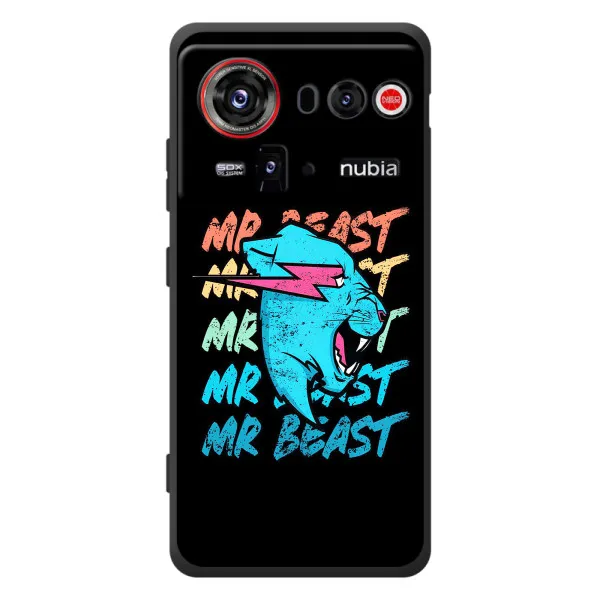 Чохол з принтом «logo Mr beast» для ZTE nubia Z80 Ultra