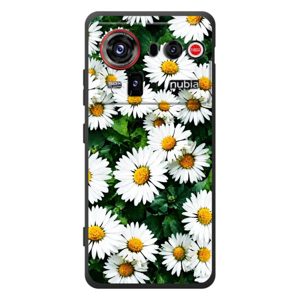 Чохол з принтом «Ромашки» для ZTE nubia Z80 Ultra