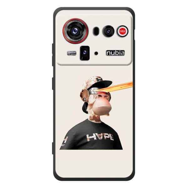 Чохол з принтом «мавпа NFT в окулярах» для ZTE nubia Z80 Ultra