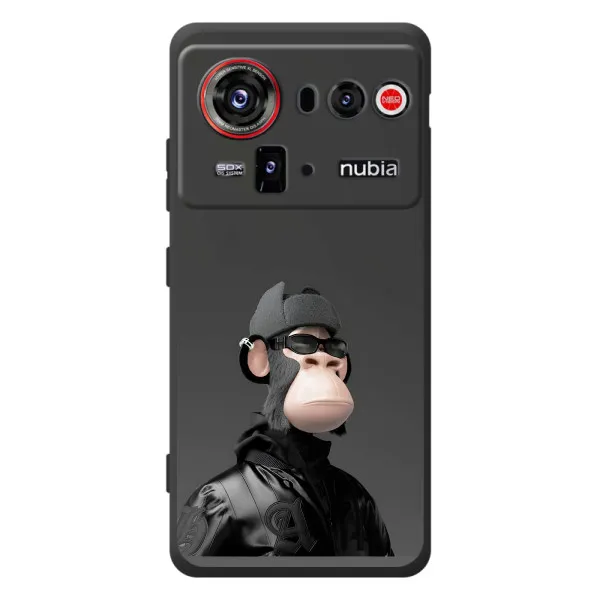 Чохол з принтом «стильна мавпа NFT» для ZTE nubia Z80 Ultra