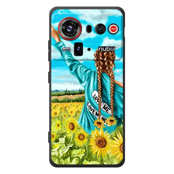 Чохол з принтом «Україночка» для ZTE nubia Z80 Ultra