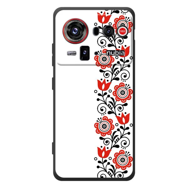 Чохол з принтом «Яскрава вишиванка» для ZTE nubia Z80 Ultra