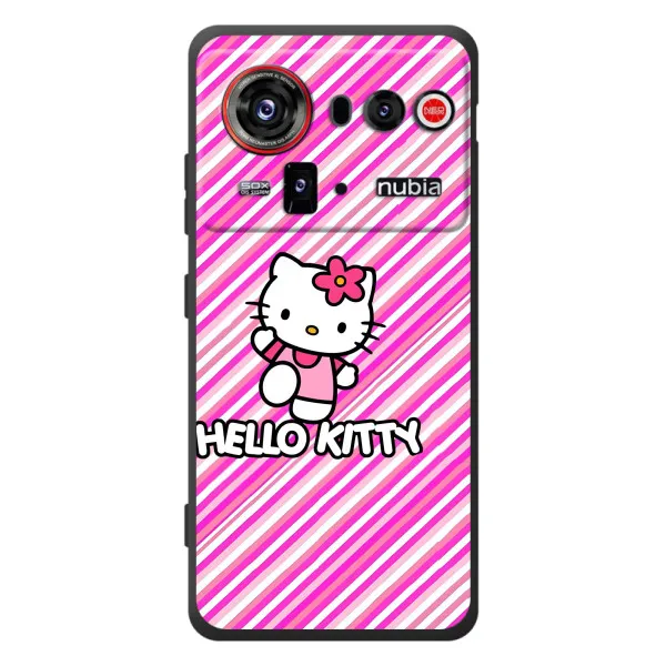 Чохол з принтом «Hello Kytty» для ZTE nubia Z80 Ultra
