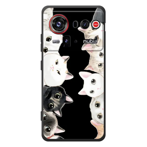 Чохол з принтом «Погляд котиків» для ZTE nubia Z80 Ultra