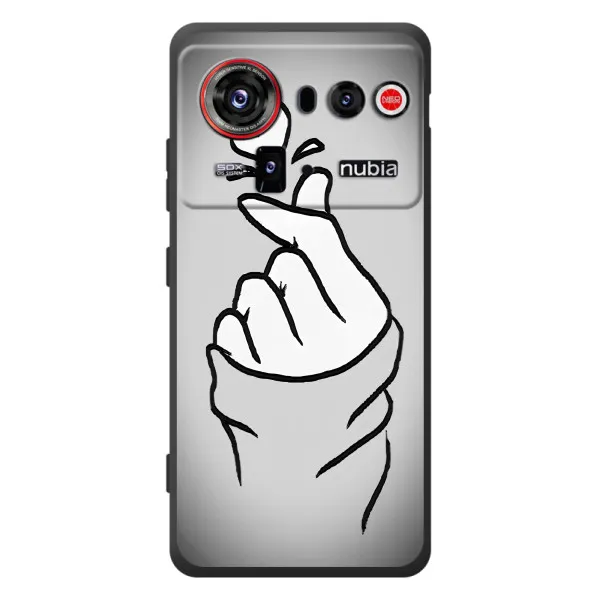 Чохол з принтом «Значок Love» для ZTE nubia Z80 Ultra