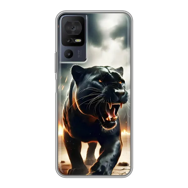 Чехол с принтом «Черная пантера» для ZTE nubia Z80 Ultra