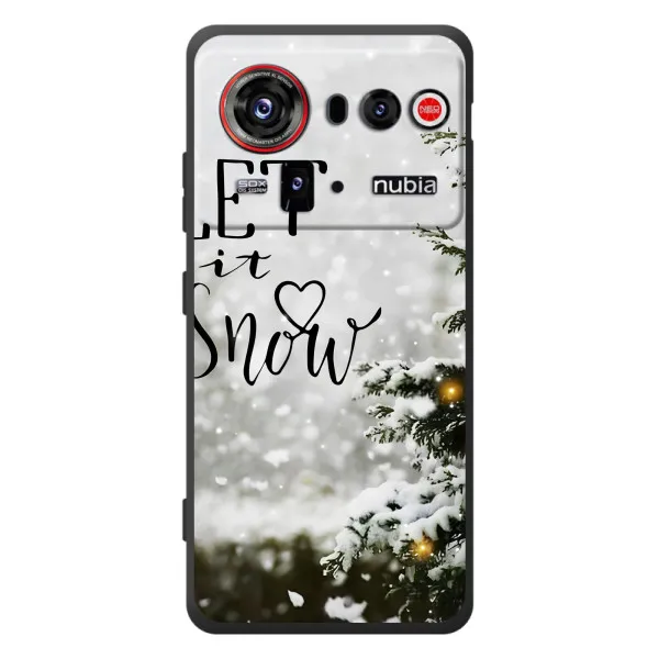 Чохол з принтом «Let it snow» для ZTE nubia Z80 Ultra