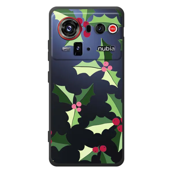 Чохол з принтом «Різдвяний фон» для ZTE nubia Z80 Ultra