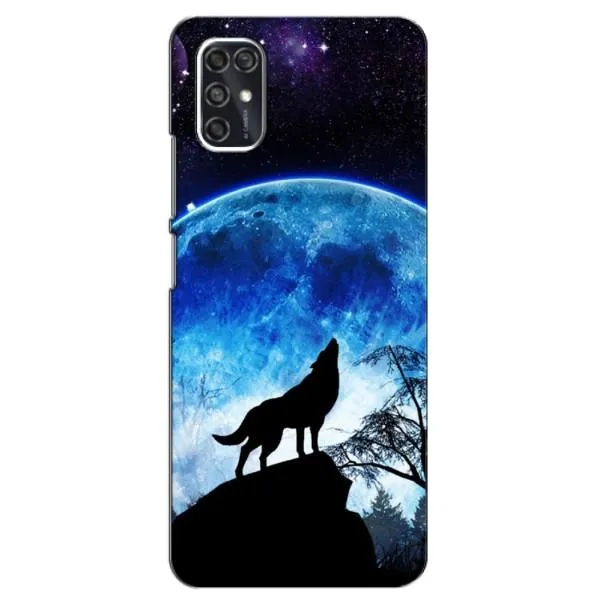 Чехол с принтом «Волк на луну» для ZTE Blade V2020 Smart