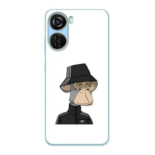Чохол з принтом «мавпа NFT Adidas» для ZTE V40 Design