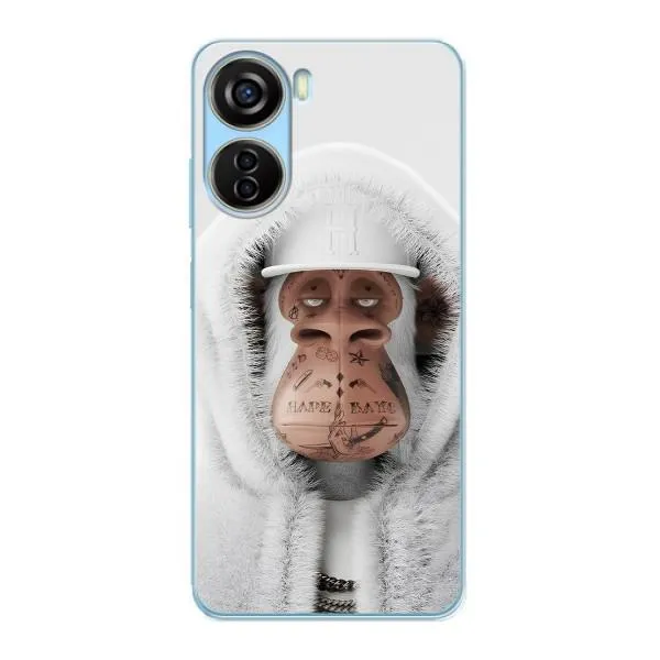 Чохол з принтом «мавпа NFT в тату» для ZTE V40 Design