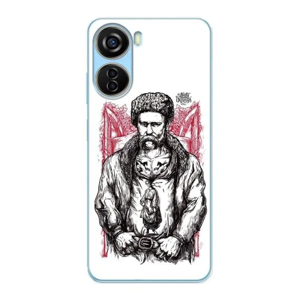 Чохол з принтом «Козак Шевченко» для ZTE V40 Design Чохол з принтом «Козак Шевченко» для ZTE V40 Design