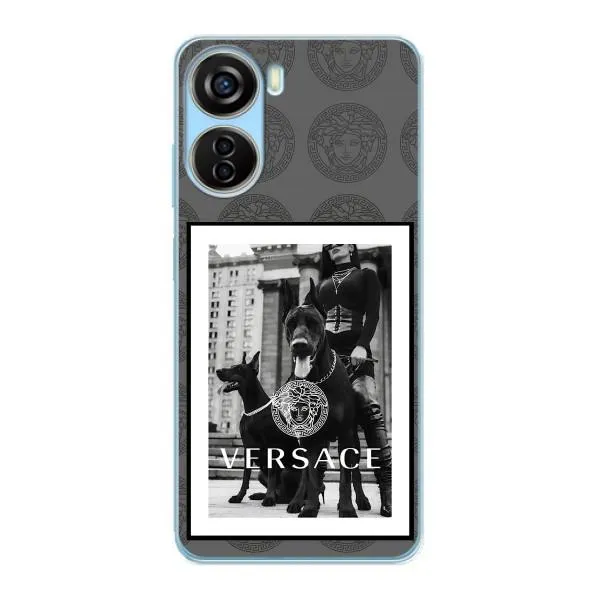 Чехол с принтом «Версаче» для ZTE V40 Design