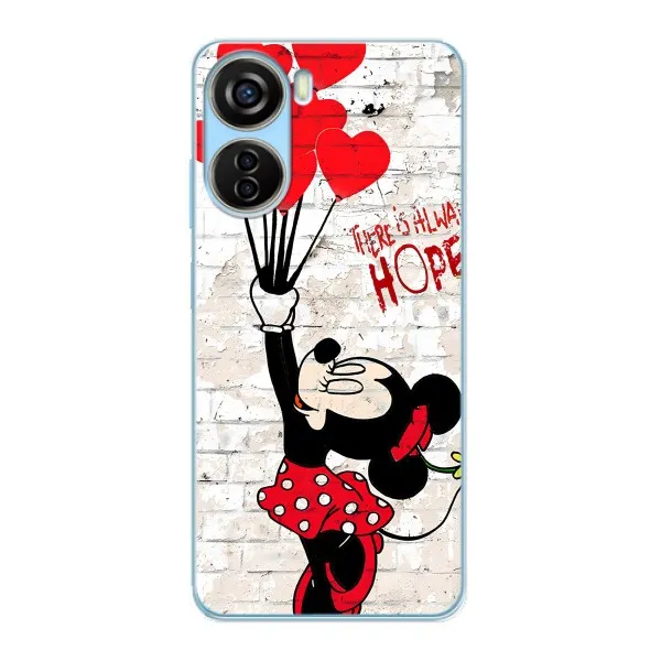 Чехол с принтом «Heart Minni» для ZTE V40 Design