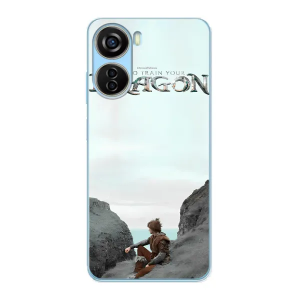 Чехол с принтом «Дракон лого» для ZTE V40 Design Чехол с принтом «Дракон лого» для ZTE V40 Design
