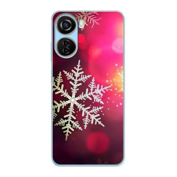 Чехол с принтом «Снежинка» для ZTE V40 Design
