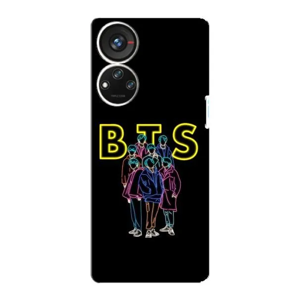 Чехол с принтом «BTS стайл» для ZTE Blade V40s