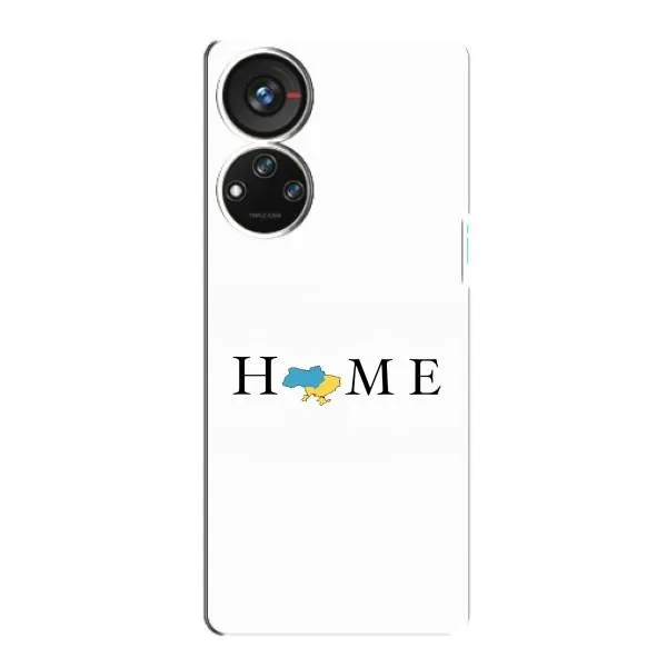Чехол с принтом «Home» для ZTE Blade V40s