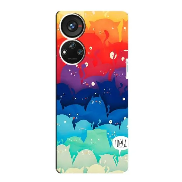 Чохол з принтом «Mew» для ZTE Blade V40s
