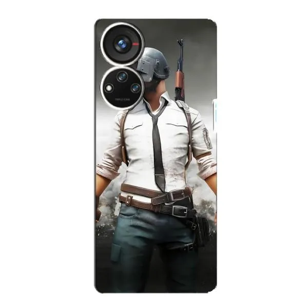 Чехол с принтом «Пабг мен» для ZTE Blade V40s