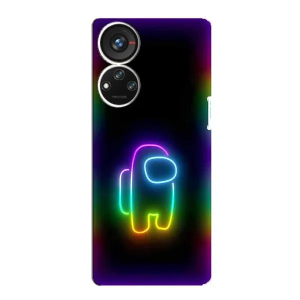 Чехол с принтом «Яркий скин» для ZTE Blade V40s
