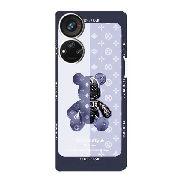 Чехол с принтом «Медвежонок LV» для ZTE Blade V40s