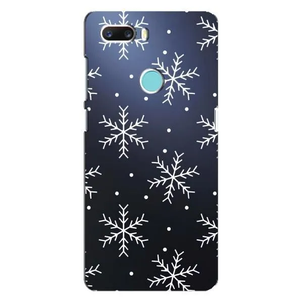Чехол с принтом «Белые снежинки» для ZTE Z18 Mini