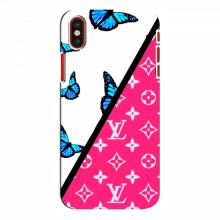 Брендновые Чехлы для iPhone X - (PREMIUMPrint) Мода LV - купить на Floy.com.ua