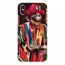 Брендновые Чехлы для iPhone X - (PREMIUMPrint) Mario LV - купить на Floy.com.ua