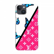 Брендновые Чехлы для iPhone 14 Plus - (PREMIUMPrint) Мода LV - купить на Floy.com.ua