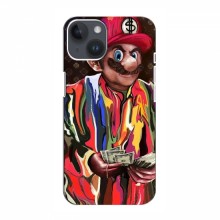 Брендновые Чехлы для iPhone 14 Plus - (PREMIUMPrint) Mario LV - купить на Floy.com.ua