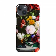 Брендновые Чехлы для iPhone 14 Plus - (PREMIUMPrint) Nike цветы - купить на Floy.com.ua