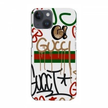 Брендновые Чехлы для iPhone 15 - (PREMIUMPrint) Стиль GUUCI - купить на Floy.com.ua