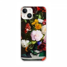 Брендновые Чехлы для iPhone 16 Ultra - (PREMIUMPrint) Nike цветы - купить на Floy.com.ua