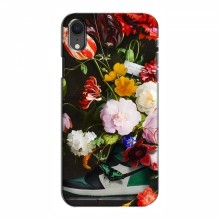 Брендновые Чехлы для iPhone Xr - (PREMIUMPrint) Nike цветы - купить на Floy.com.ua