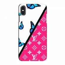 Брендновые Чехлы для iPhone Xs Max - (PREMIUMPrint) Мода LV - купить на Floy.com.ua