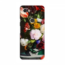 Брендновые Чехлы для Google Pixel 3a XL - (PREMIUMPrint) Nike цветы - купить на Floy.com.ua