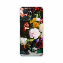 Брендновые Чехлы для Huawei Honor X7a - (PREMIUMPrint) Nike цветы - купить на Floy.com.ua