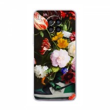 Брендновые Чехлы для Huawei Nova 8i - (PREMIUMPrint) Nike цветы - купить на Floy.com.ua