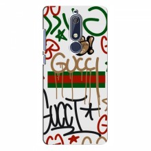 Брендновые Чехлы для Nokia 5.1 - (PREMIUMPrint) Стиль GUUCI - купить на Floy.com.ua