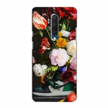 Брендновые Чехлы для OnePlus 7T Pro - (PREMIUMPrint) Nike цветы - купить на Floy.com.ua
