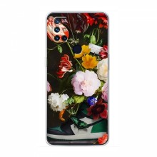 Брендновые Чехлы для OnePlus Nord N10 5G - (PREMIUMPrint) Nike цветы - купить на Floy.com.ua
