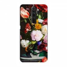 Брендновые Чехлы для OPPO A5 (2020) - (PREMIUMPrint) Nike цветы - купить на Floy.com.ua