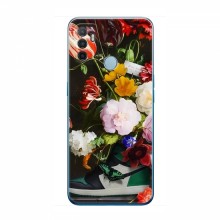Брендновые Чехлы для OPPO A53 - (PREMIUMPrint) Nike цветы - купить на Floy.com.ua